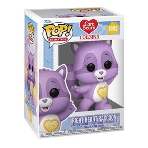 FUNKO POP! Animation: Care Bear Cousins - BRIGHT HEART RACCOON #1805 NIB